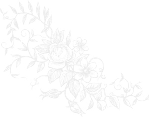 A vine pattern with leaves and flowers